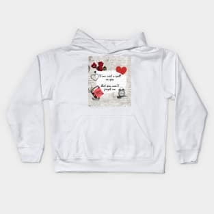 Silver Springs Lyrics Print Kids Hoodie